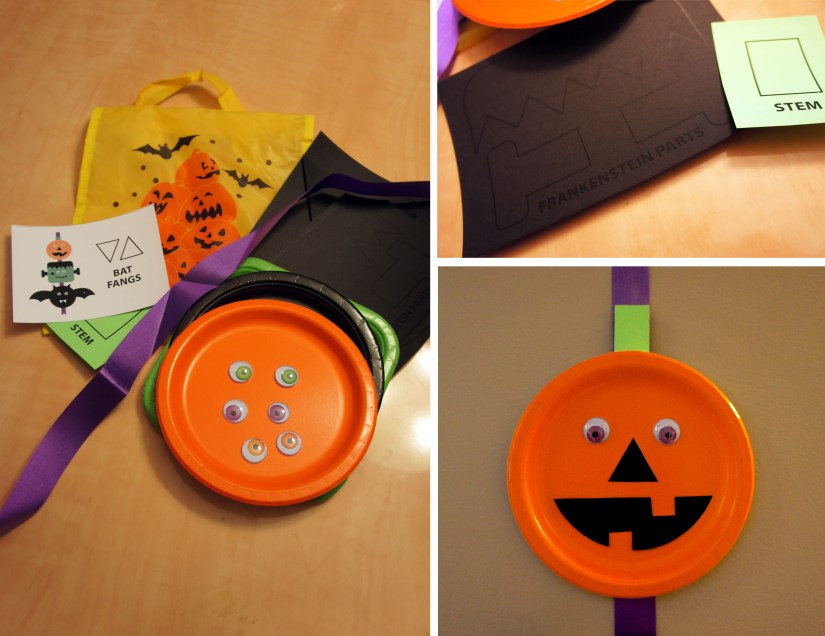 Halloween Wall Hanging Kids Craft with Printable Templates I DolledUpDesign