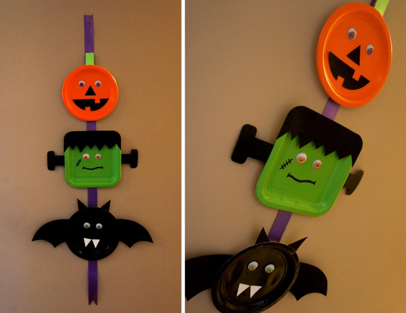 Halloween Wall Hanging Kids Craft with Printable Templates I DolledUpDesign