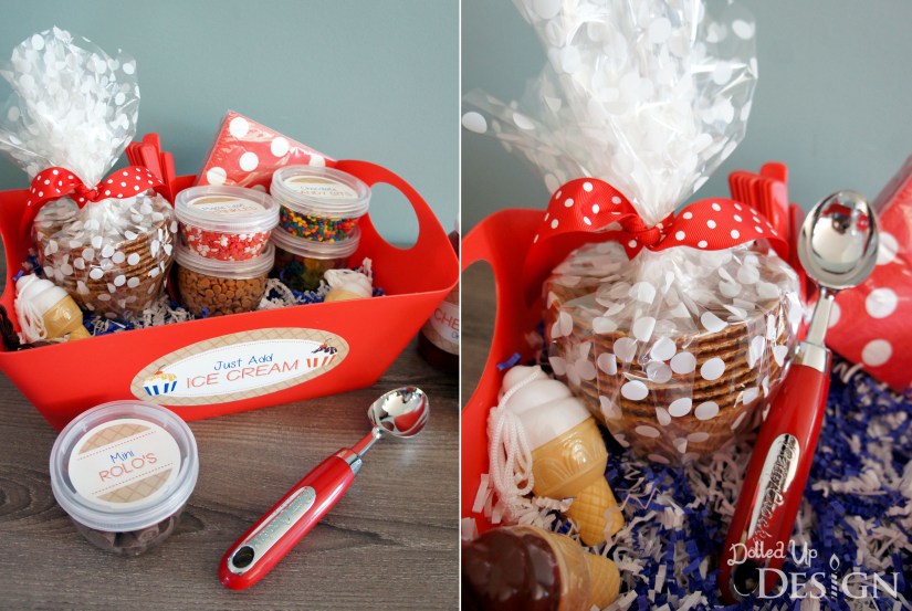 DIY Ice Cream Sundae Hostess Gift l DolledUpDesign