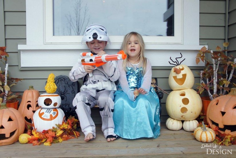 Halloween 2015 - Star Wars and Frozen