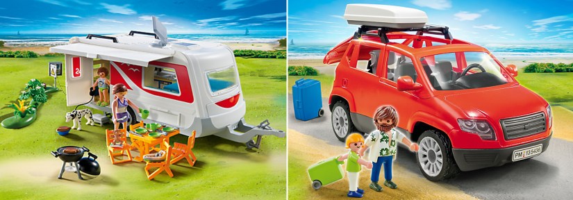 Playmobil_Family SUV and Caravan