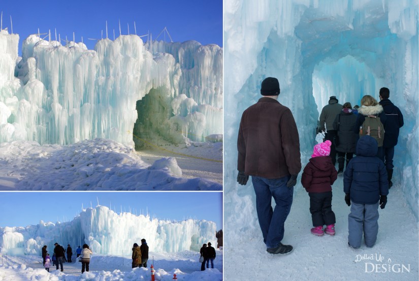 Entrance to Ice Castle's Edmonton, Alberta