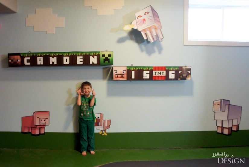 Minecraft Basement Makeover