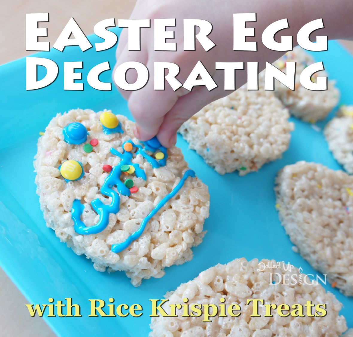 Easter Egg Decorating with Rice Krispie Treats