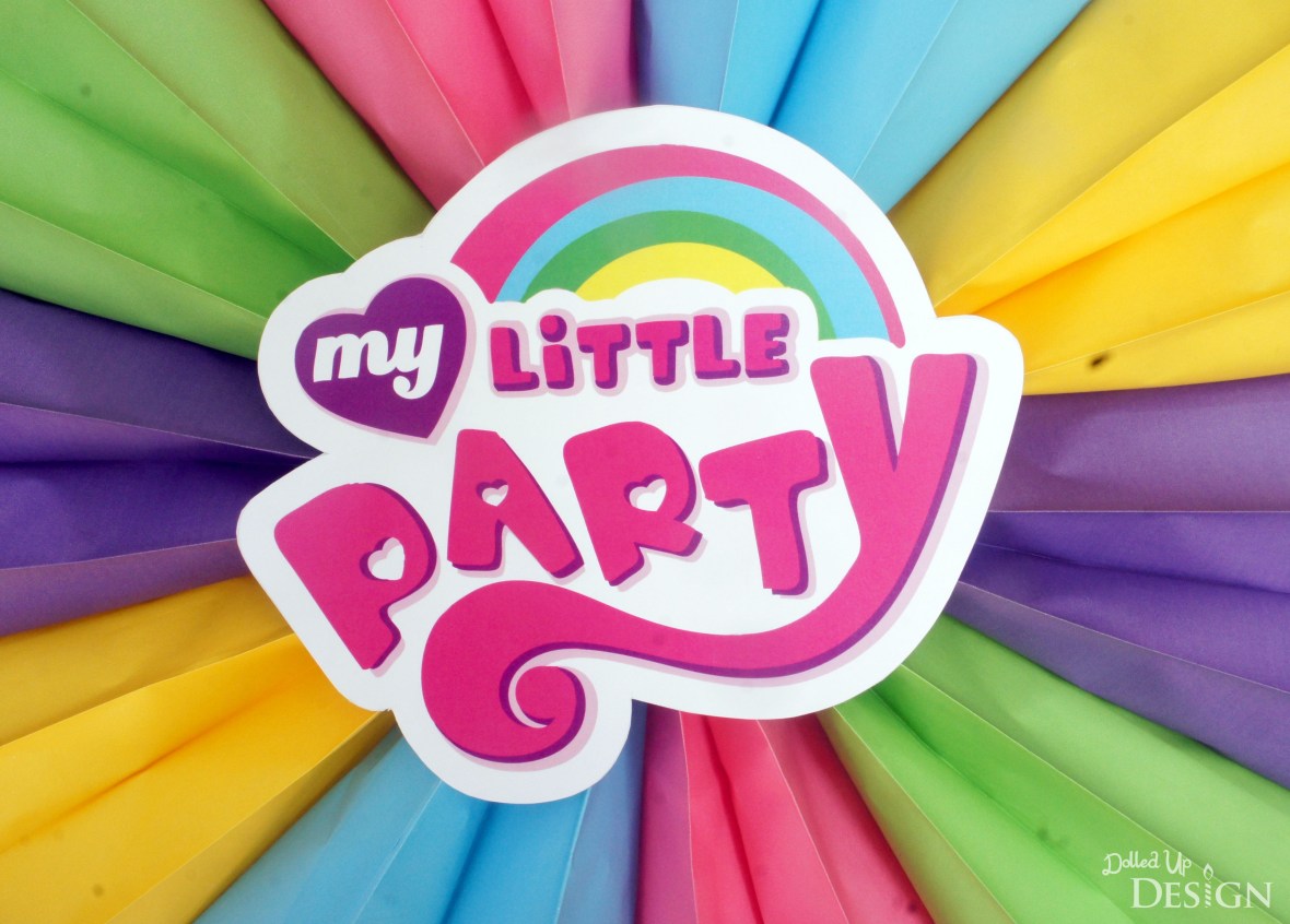 My Little Pony Party Door Sign
