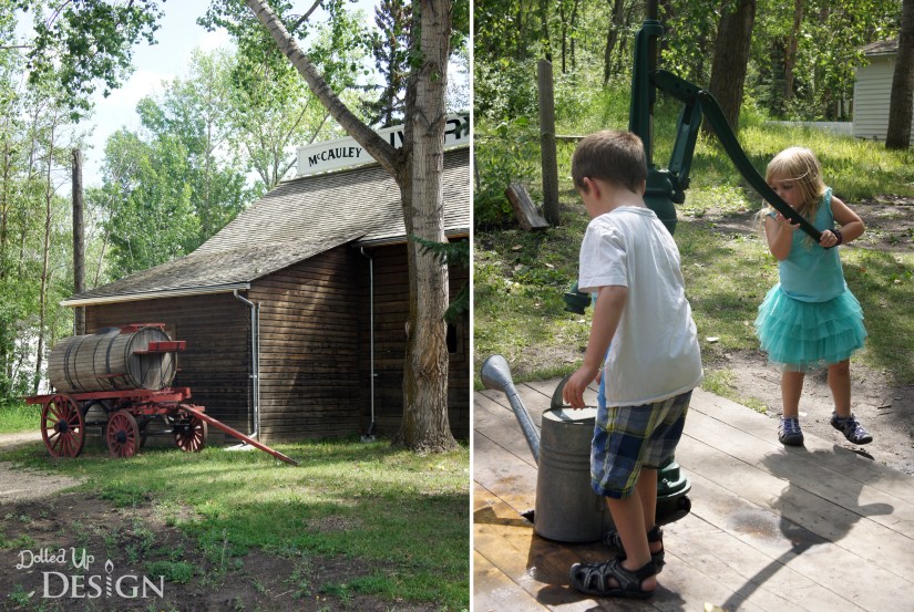 Fort Edmonton Park - Water Pump and Wagon