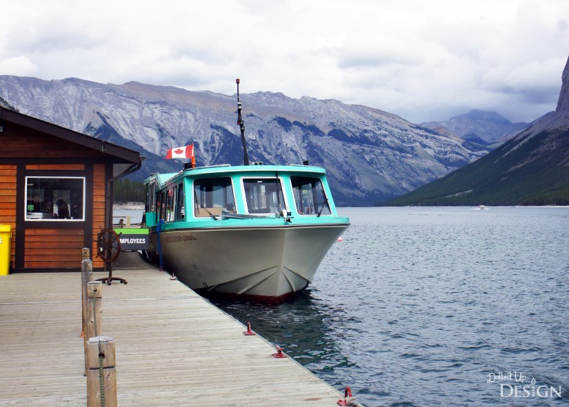 Our Banff Adventure_Day 3 Banff Lake Minnewanka Cruise Boat