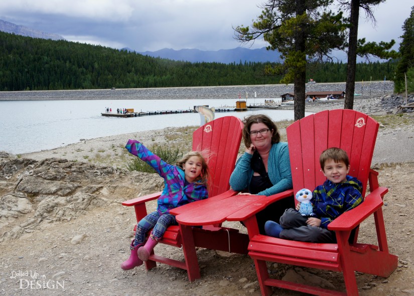Our Banff Adventure_Day 3 Lake Minnewanka Red Chairs