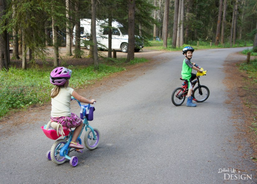 Johnston Canyon Campground Review_Riding Bikes