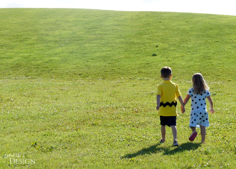 Peanuts DIY Kids Costumes - Charlie Brown and Sally