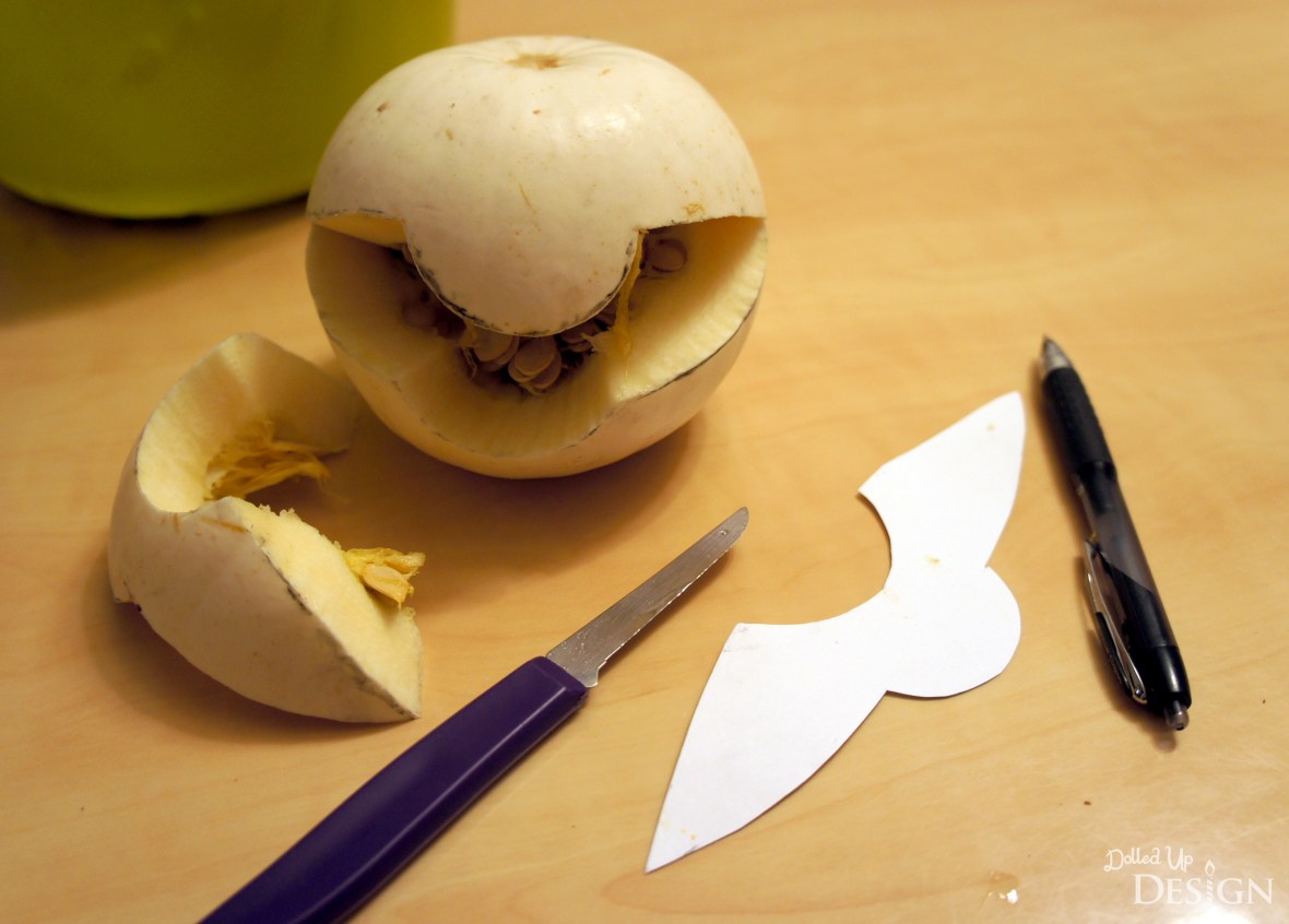 Pokemon Halloween Pumpkins_Pokeball Carving Template