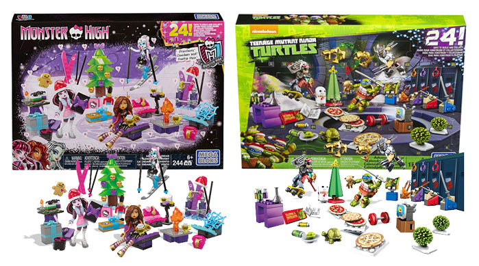 Advent Calendars 2016_Mega Bloks Moster High and Ninja Turtles