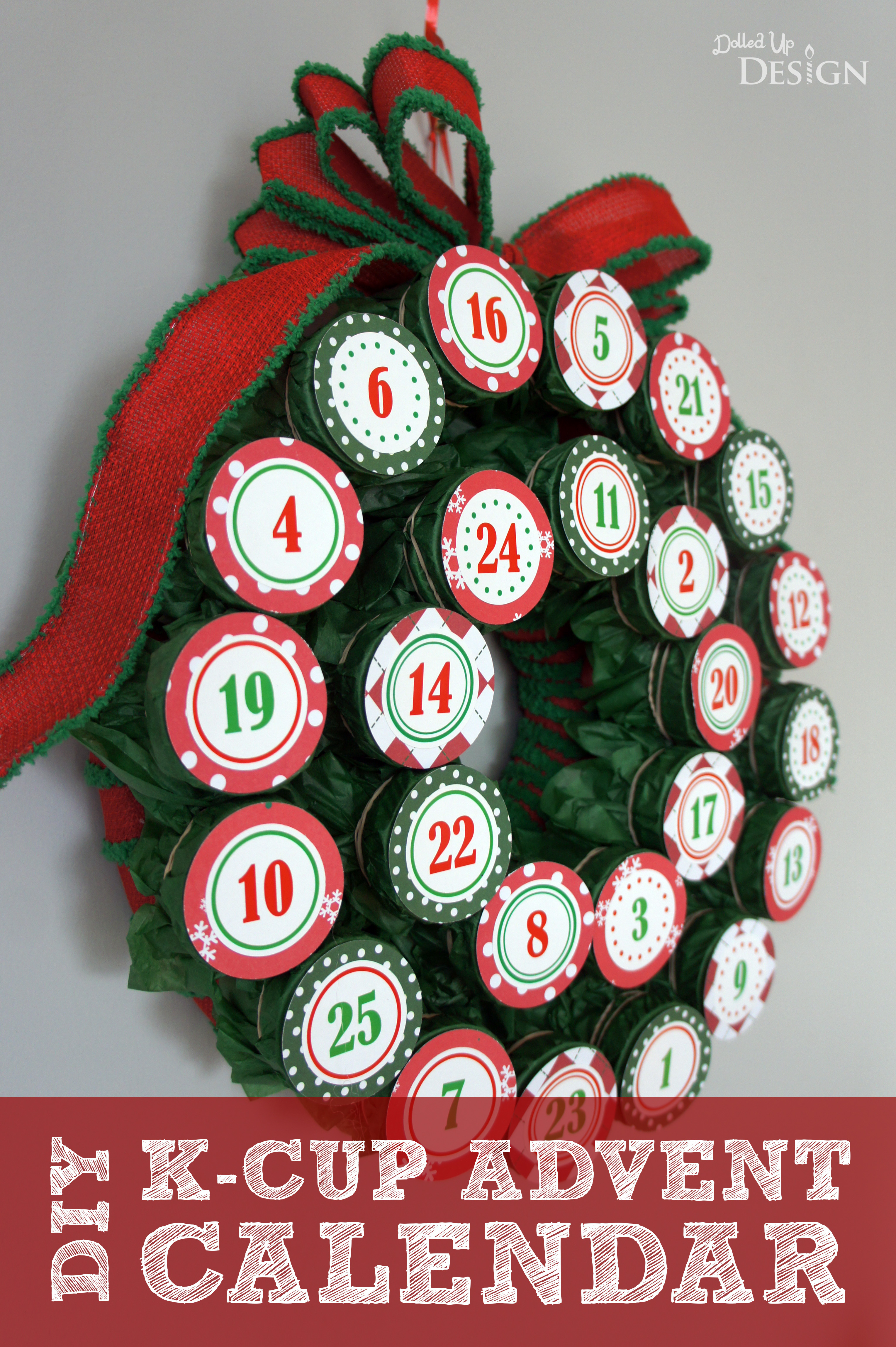 DIY K-Cup Advent Calendar DIY K-Cup Advent Calendar
