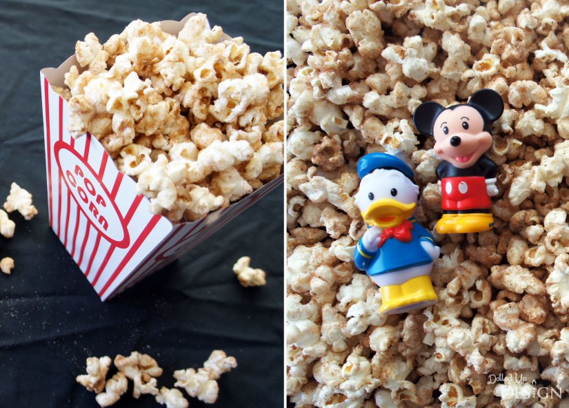 Disney Inspired Treats_Churro Popcorn_National Popcorn Day January 19