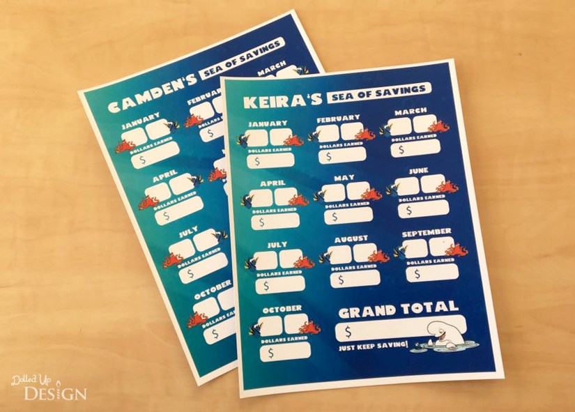 Earning Dollars for Disney _ Dory Sticker Reward Chart