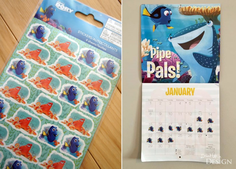 Earning Dollars for Disney _ Dory Sticker Reward Chart