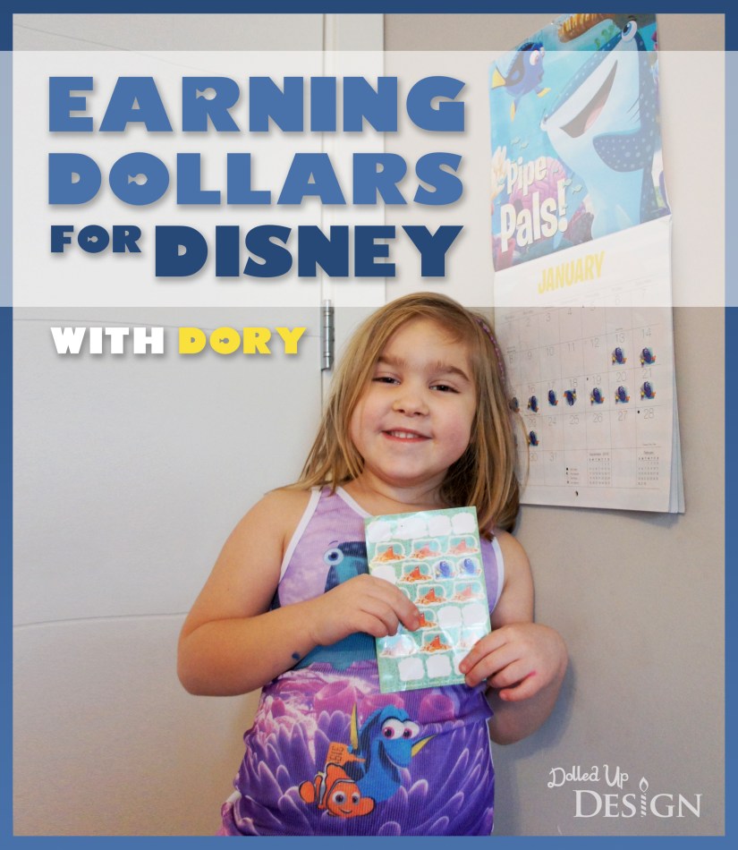 Earning Dollars for Disney _ Dory Sticker Reward Chart