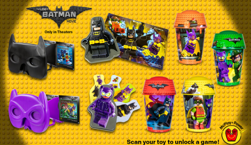 The Lego Batman Movie McDonald's Happy Meal Toys