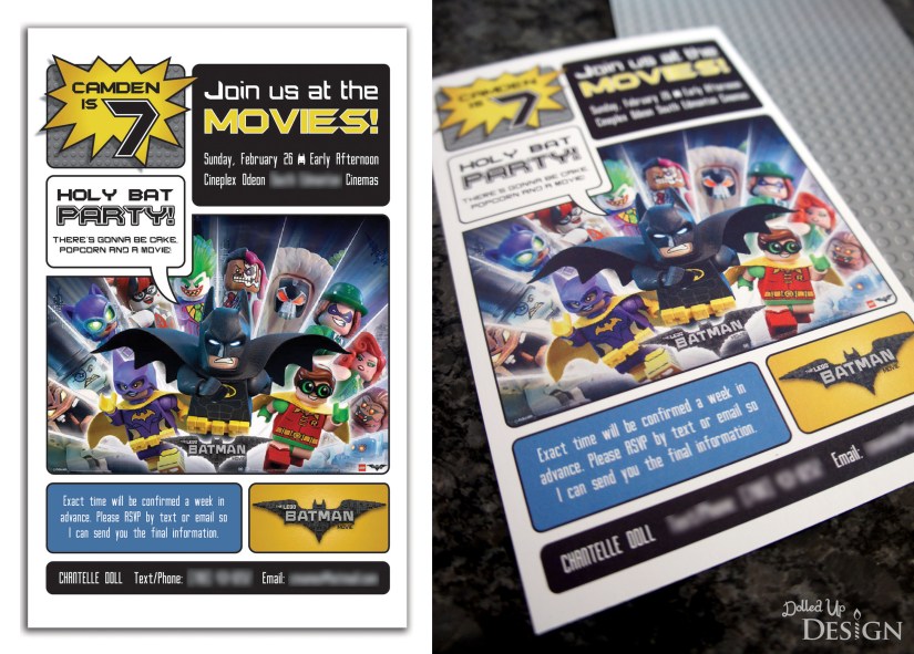 The Lego Batman Movie_Birthday Party Planning_Invitation
