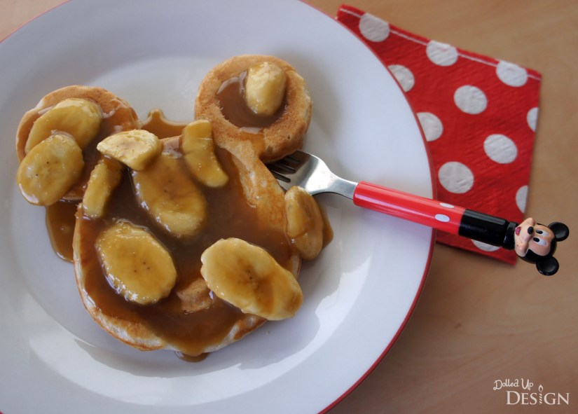 Disney Inspired Treats_Bananas Foster Waffles