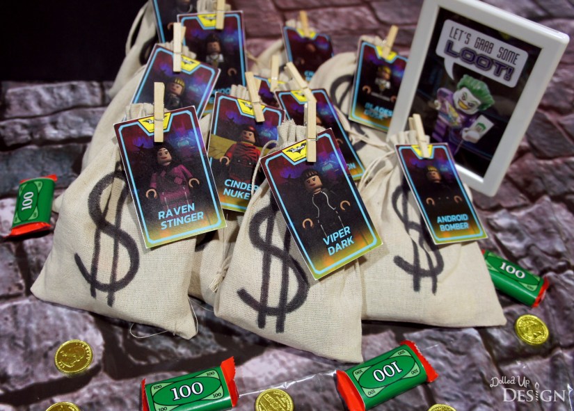 The Lego Batman Movie_SigFig Creator Cards on Loot Bags