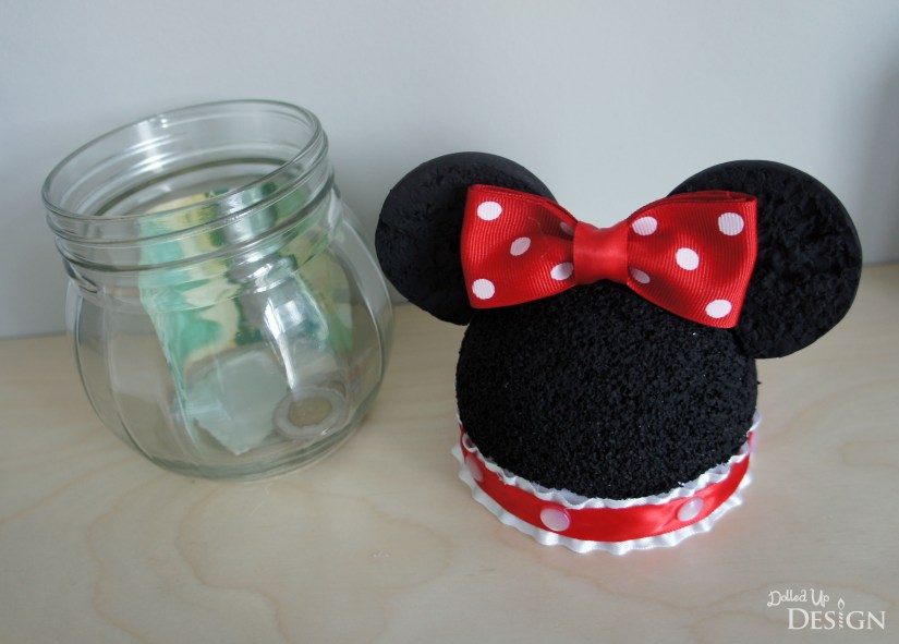 Mickey & Minnie Disney Savings Jars_Lid Off