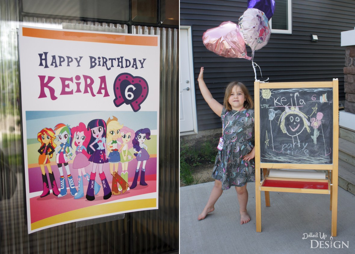 My Little Pony Equestria Girls Party _ Signs