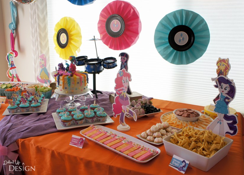 My Little Pony Equestria Girls Party _ Food Table