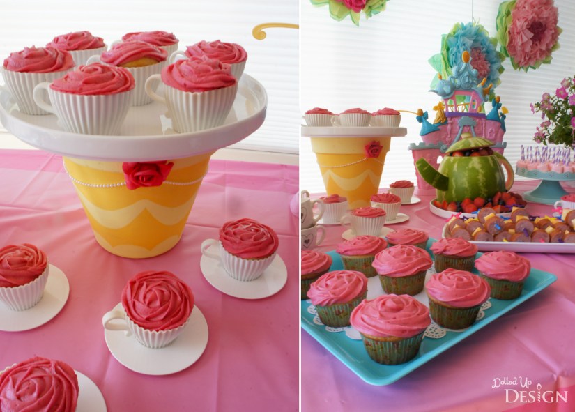 A Princess Tea Party Playdate_Teacup Cupcakes