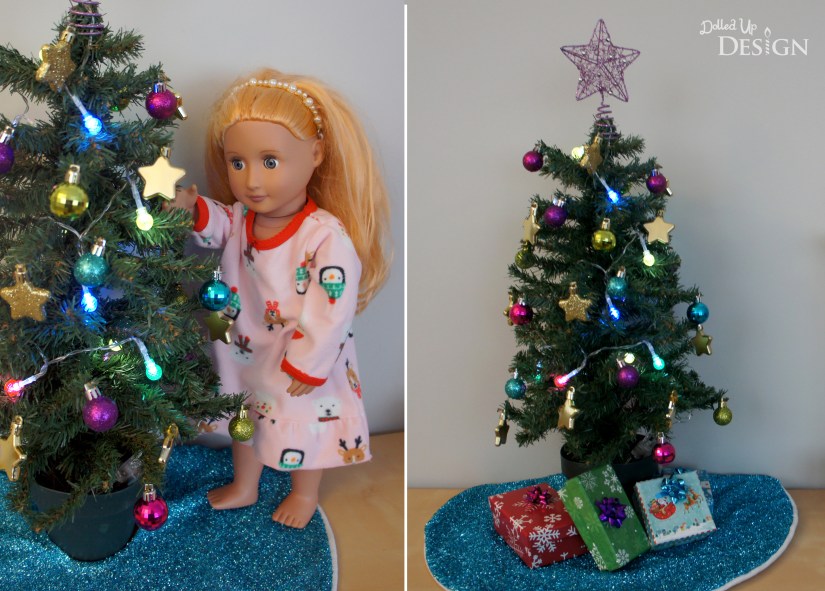 Christmas Holiday DIY Playset for 18 inch Dolls