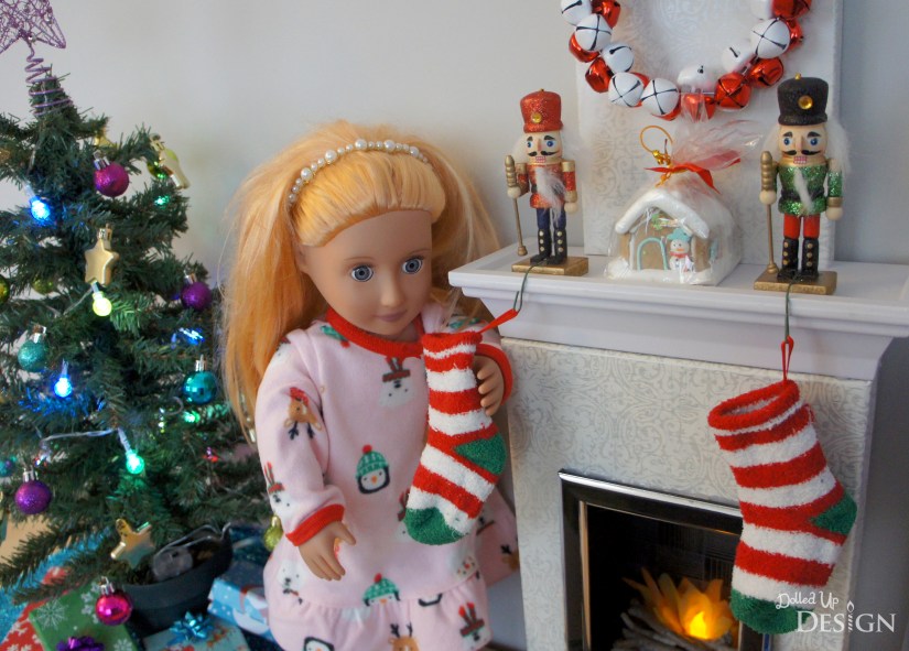 DIY 18" Doll Christmas Holiday Scene