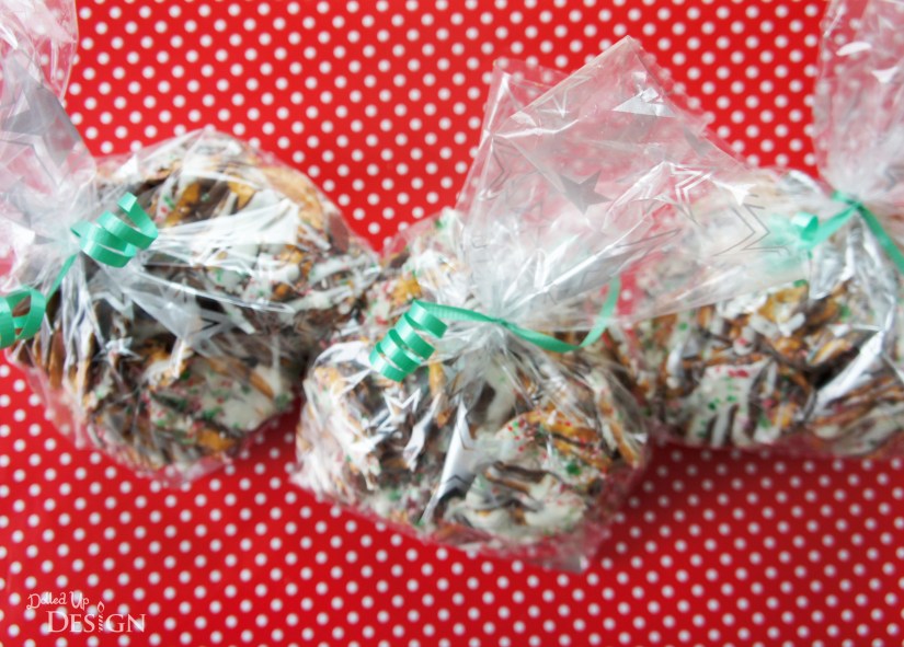 Chocolate Candy Cane Pretzels