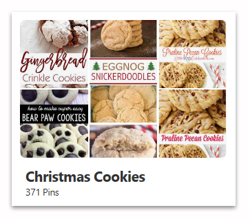 Christmas Cookies Pinterest Board