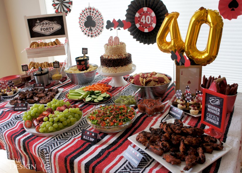 Poker Party_Food Table