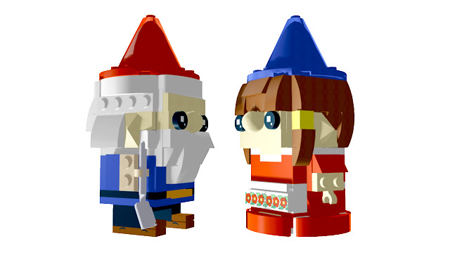 Lego IDEAS BrickHeadz Garden Gnomes Chantelle Doll