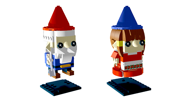 Lego IDEAS BrickHeadz Garden Gnomes Chantelle Doll